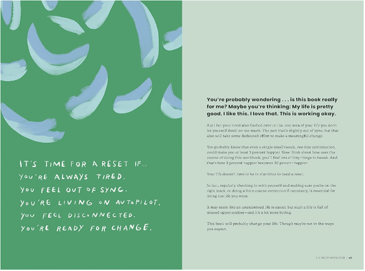 The Reset Workbook: A Guided Wellness Journal (Self Care) - Spiral Circle