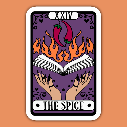 The Spice Alternative Tarot Card Reader Sticker - Spiral Circle