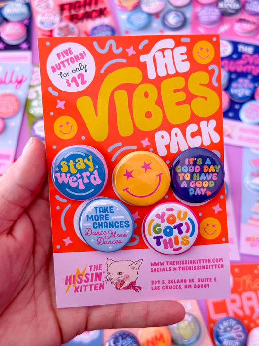 The Vibes Pack | Magnets - Spiral Circle