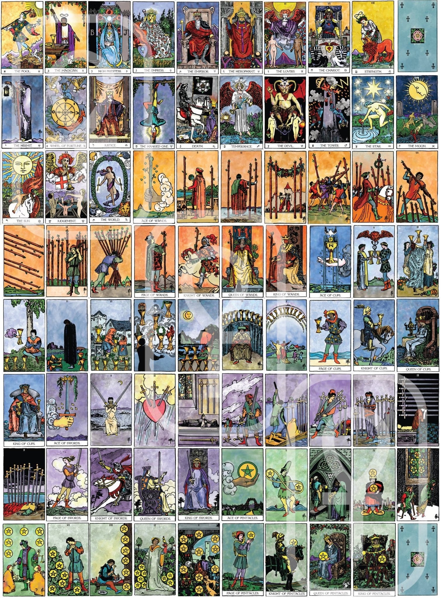 The Weiser Tarot Card Sticker Book: Over 2,500 Stickers - Spiral Circle