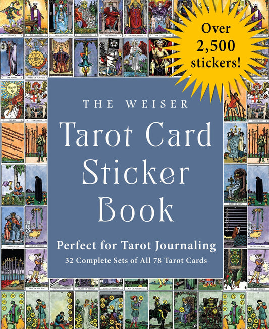 The Weiser Tarot Card Sticker Book: Over 2,500 Stickers - Spiral Circle