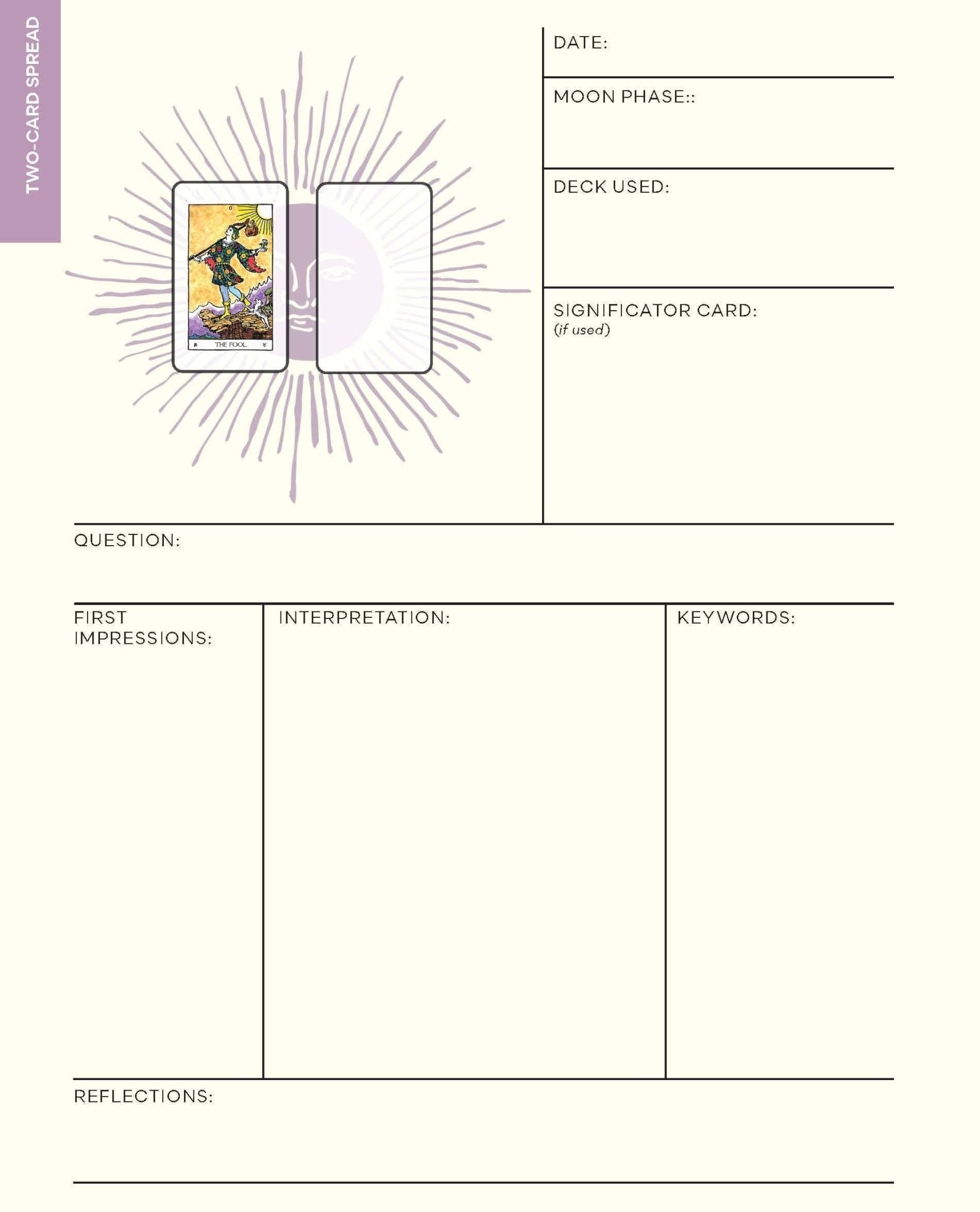 The Weiser Tarot Journal: Includes 1,920 Tarot Stickers - Spiral Circle