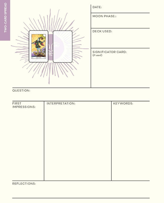 The Weiser Tarot Journal: Includes 1,920 Tarot Stickers - Spiral Circle