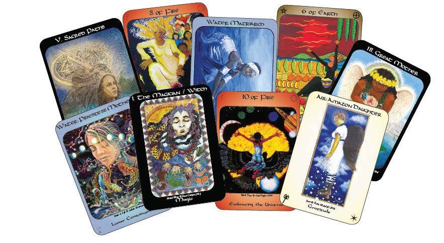 The We'Moon Tarot Card Deck: Featuring art by women from around the world - Spiral Circle