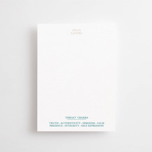 THE WORLD NEEDS YOUR VOICE & MAGIC - CHAKRA CARD - 5. THROAT - Spiral Circle