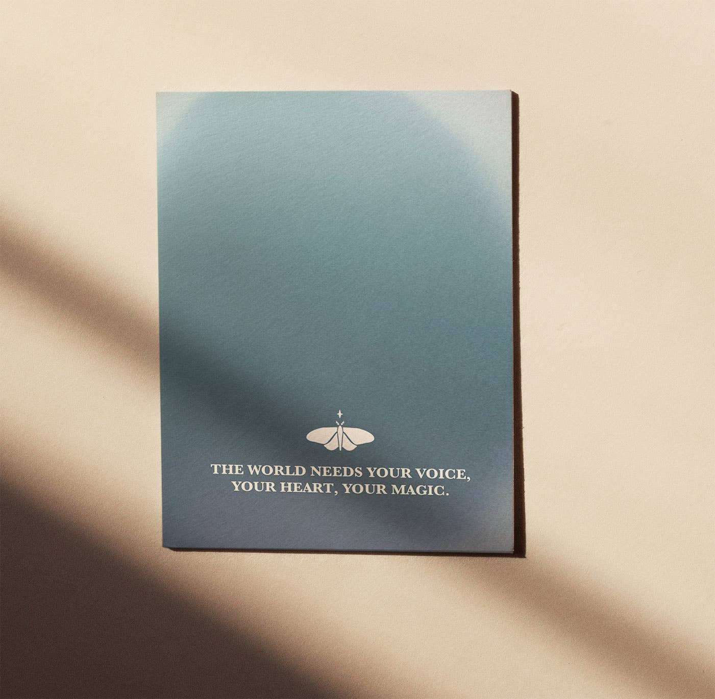 THE WORLD NEEDS YOUR VOICE & MAGIC - CHAKRA CARD - 5. THROAT - Spiral Circle