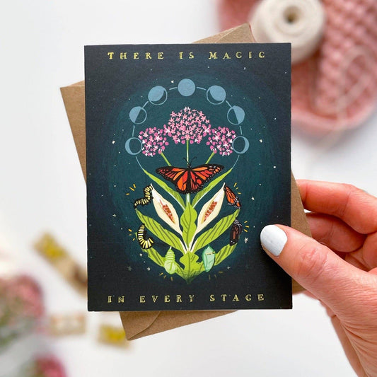 There is Magic in Every Stage | Everyday, Baby, Congrats Card - Spiral Circle