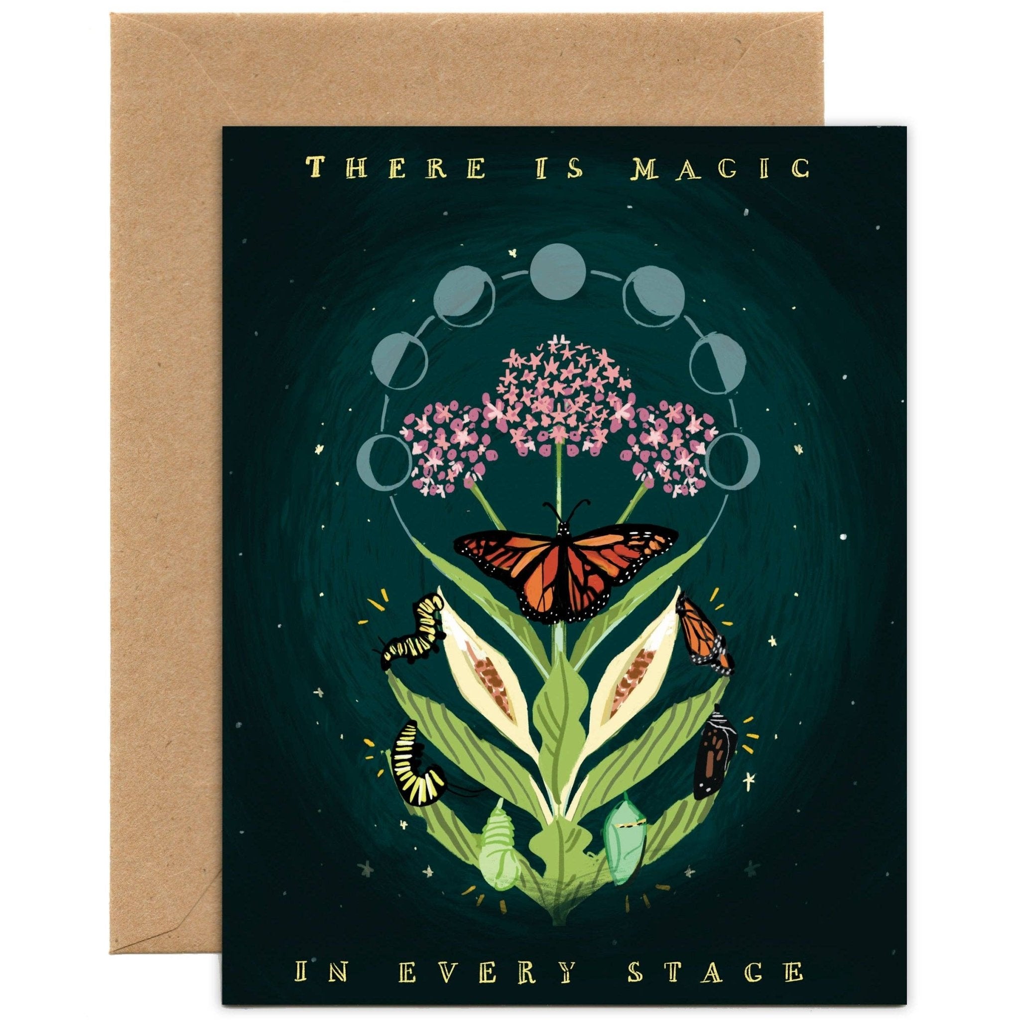 There is Magic in Every Stage | Everyday, Baby, Congrats Card - Spiral Circle