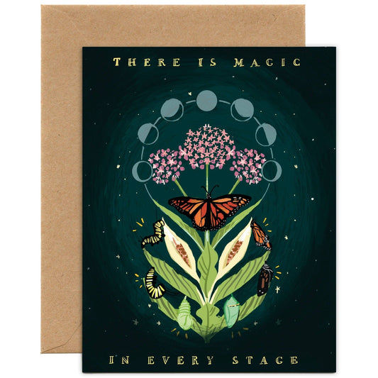 There is Magic in Every Stage | Everyday, Baby, Congrats Card - Spiral Circle