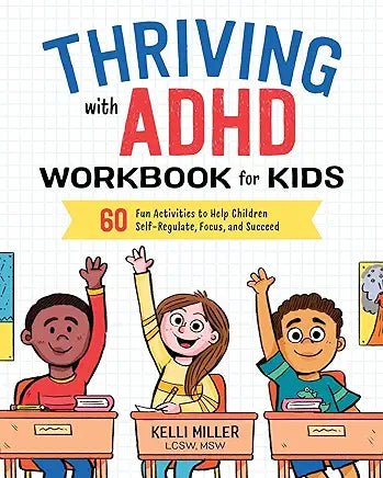 Thriving with ADHD Workbook for Kids - Spiral Circle