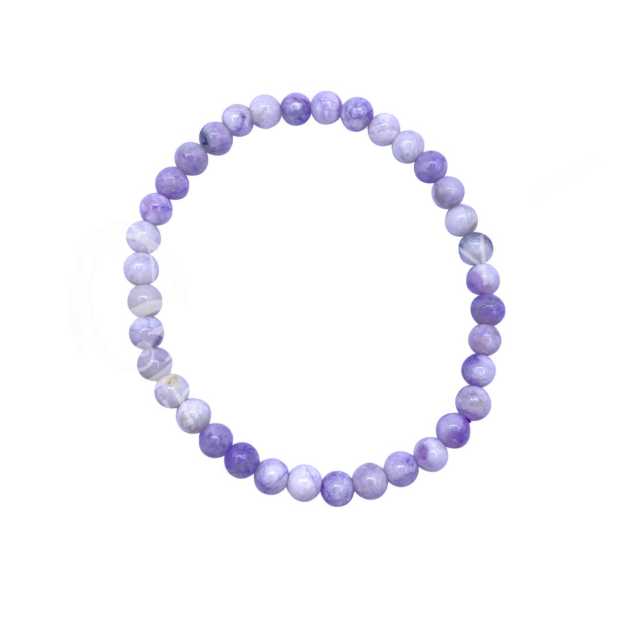 Tiffany Stone Beaded Bracelet | 6MM - Spiral Circle