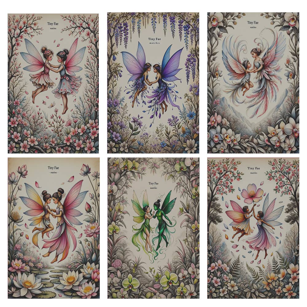 Tiny Fae Mini Matchboxes - Spiral Circle