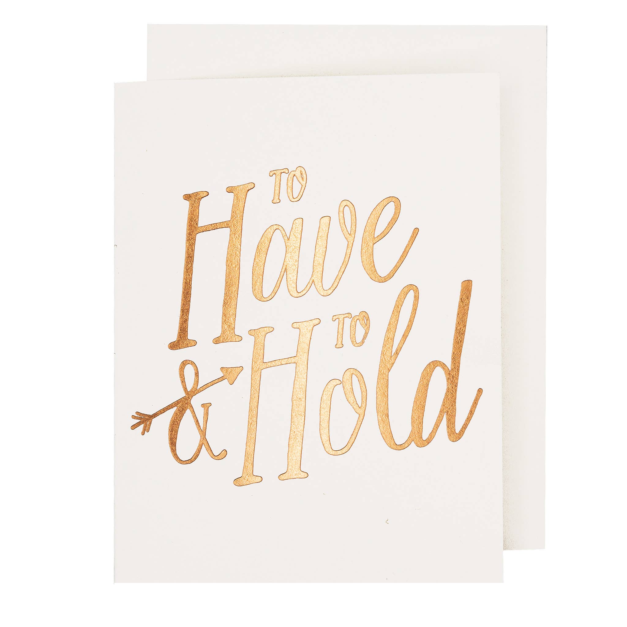 To Have & To Hold Wedding Card - Spiral Circle