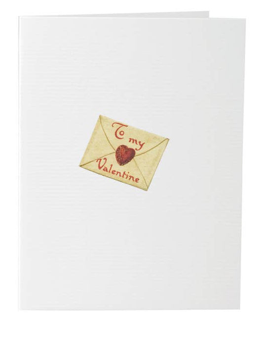 To My Valentine Greeting Card - Spiral Circle