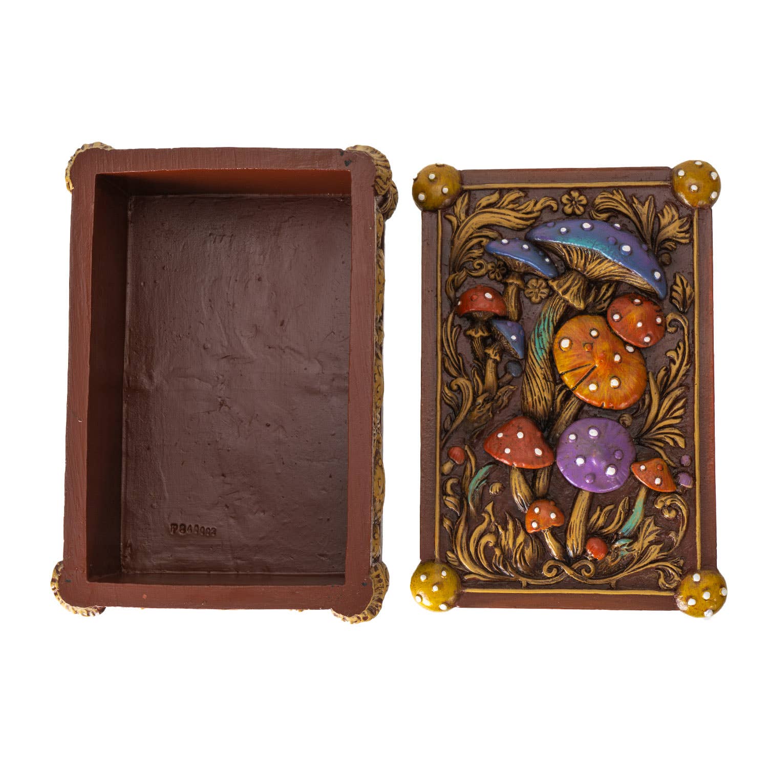 Toadstool Mushroom Tarot Box - Spiral Circle