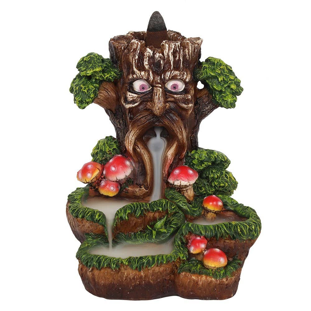 Tree Man Backflow Incense Burner - Spiral Circle