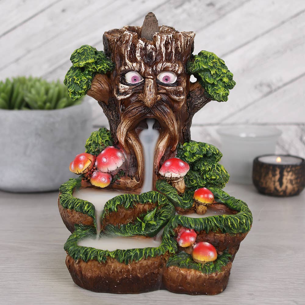 Tree Man Backflow Incense Burner - Spiral Circle