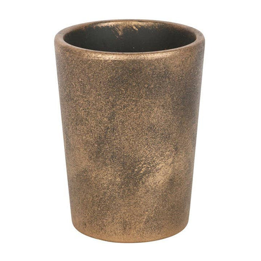 Tree of Life Bronze Terracotta Plant Pot by Lisa Parker - Spiral Circle
