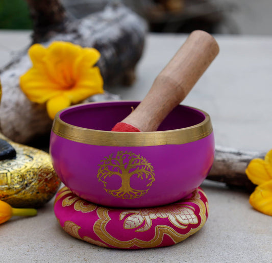 Tree Of Life Singing Bowl - Spiral Circle