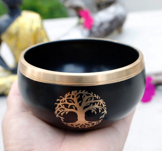 Tree Of Life Singing Bowl - Spiral Circle