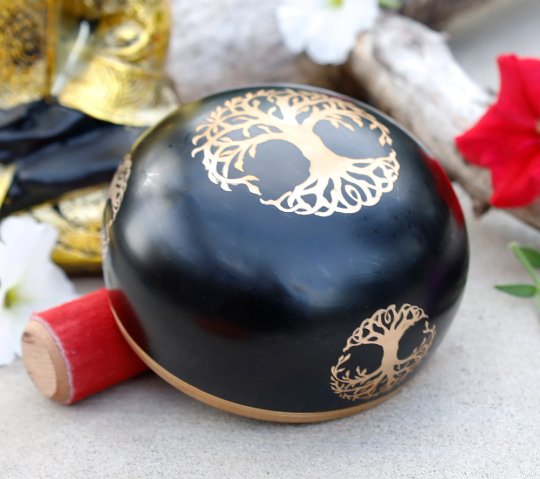 Tree Of Life Singing Bowl - Spiral Circle