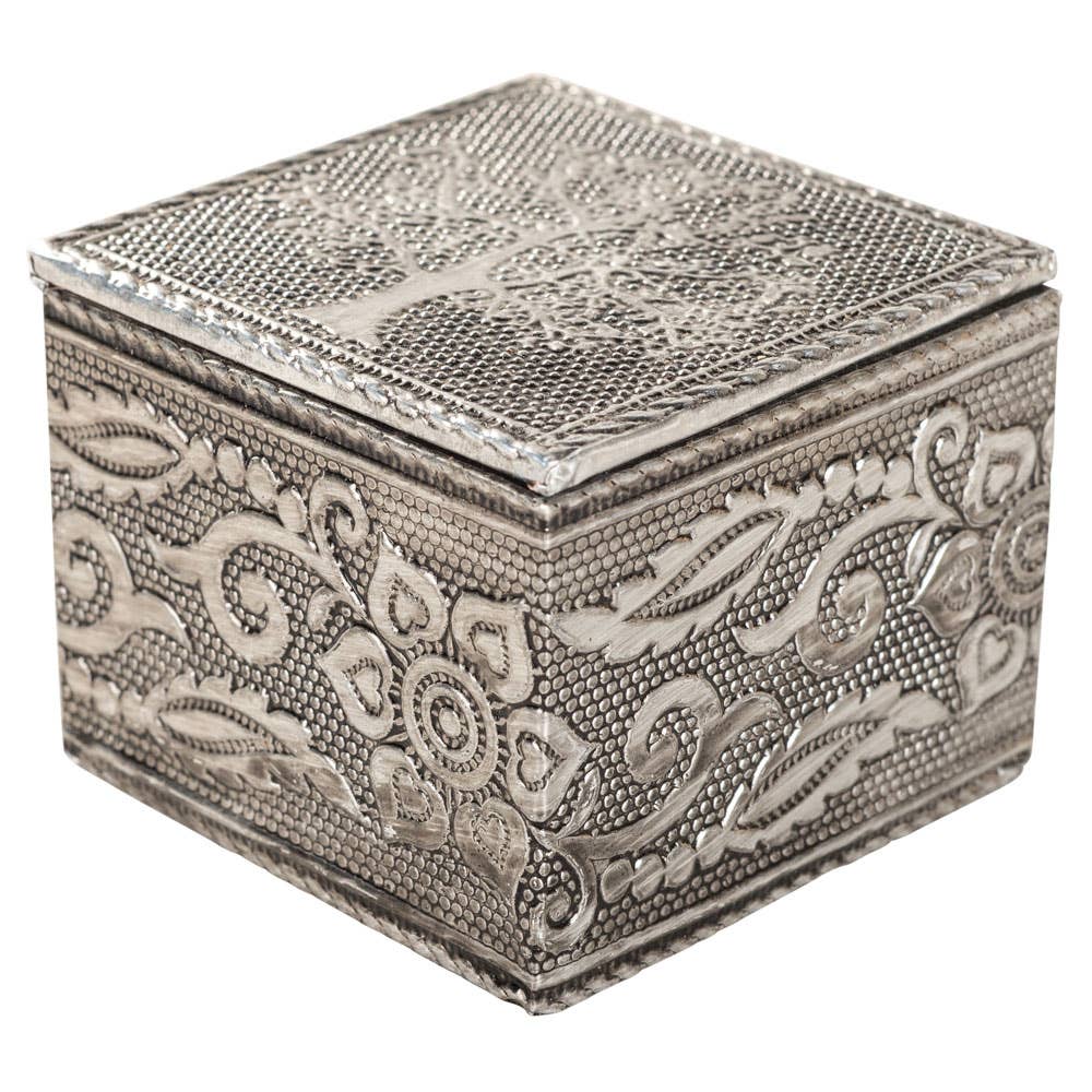 Tree Of Life Trinket Box - Spiral Circle