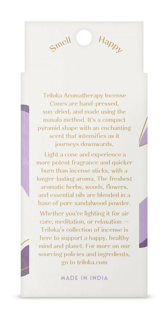Triloka Lavender Fields Cones - Spiral Circle