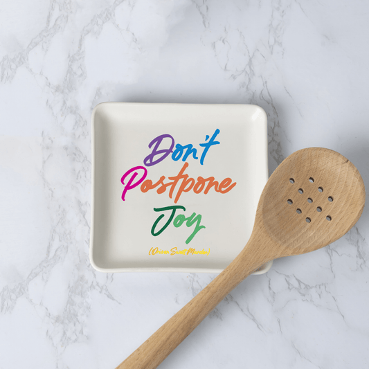 Trinket Dishes | Don't Postpone Joy (Marden) - Spiral Circle