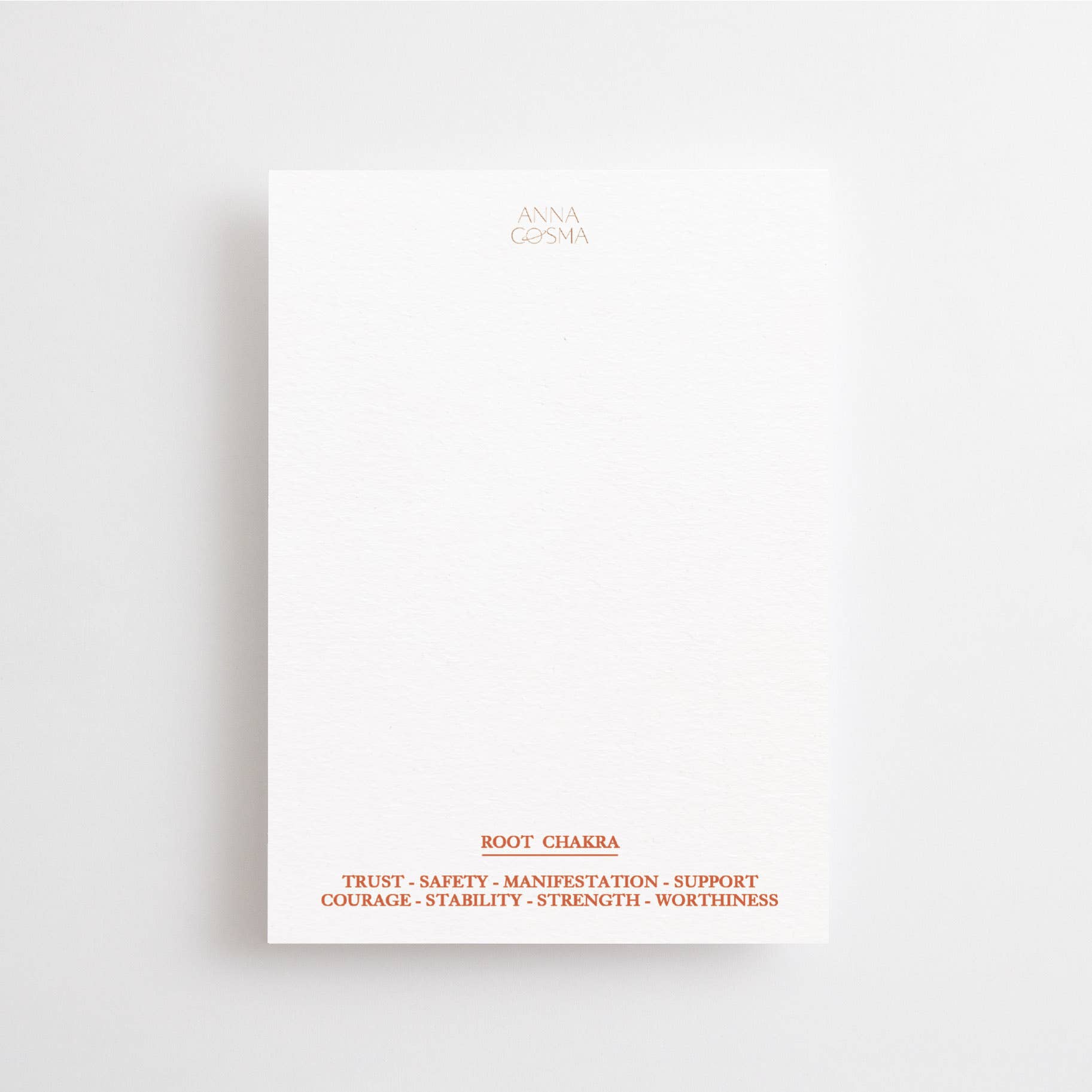 TRUST THE TIMING OF YOUR LIFE - CARD - 1. CHAKRA ROOT - Spiral Circle