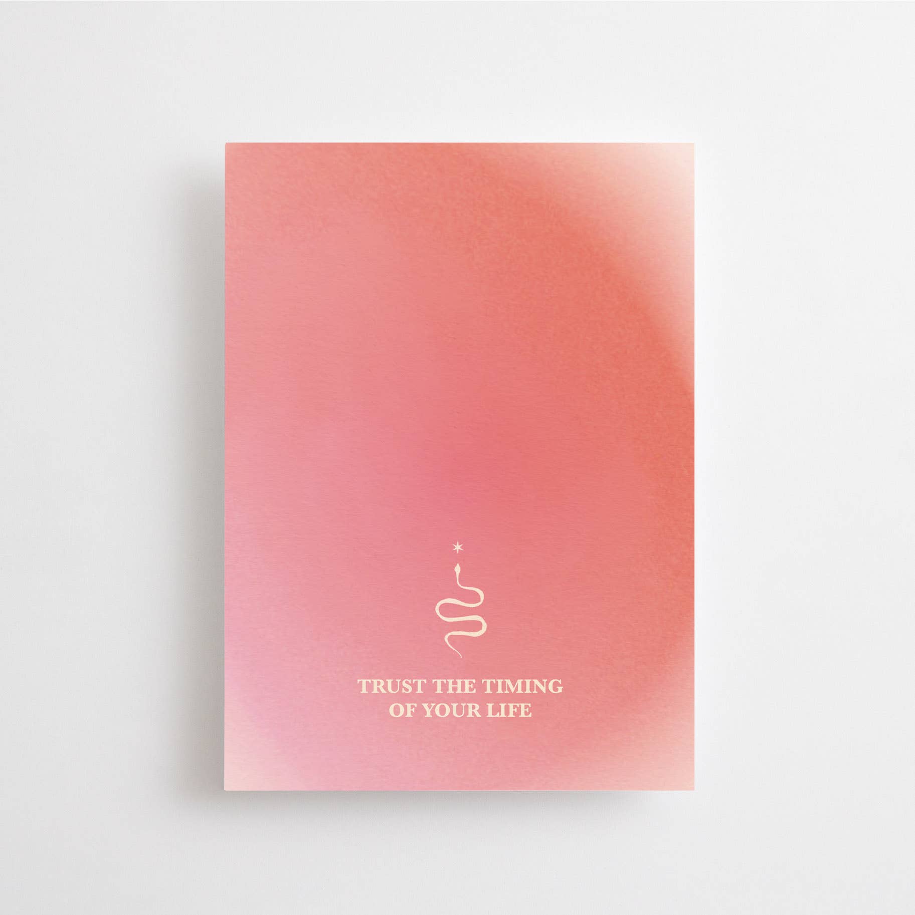 TRUST THE TIMING OF YOUR LIFE - CARD - 1. CHAKRA ROOT - Spiral Circle