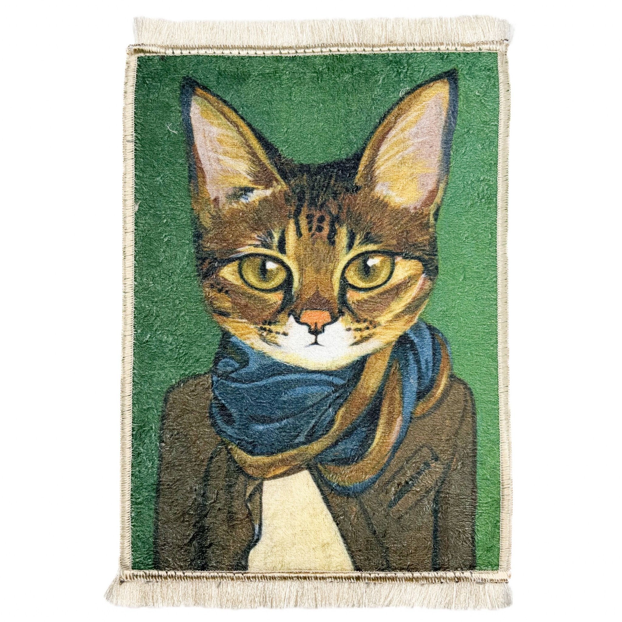 Turkish Cat Rug - Spiral Circle