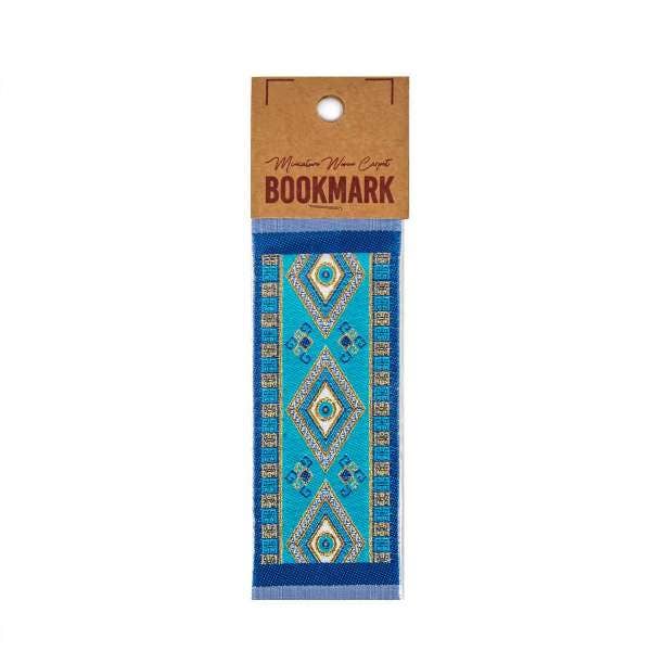Turkish Kilim Design Bookmark - Small - Assortment 12 Pcs - Spiral Circle