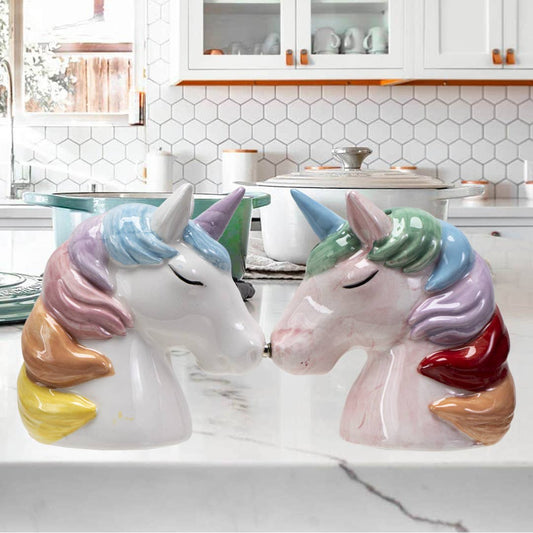 Unicorns Salt and Pepper Shaker Set - Spiral Circle