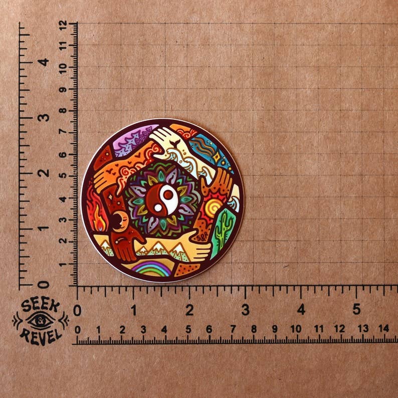 Unity - Sticker - Spiral Circle