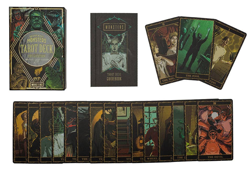 Universal Monsters Tarot Deck and Guidebook - Spiral Circle