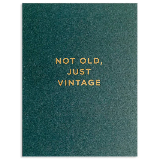 VINTAGE BIRTHDAY CARD 3.5 x 4.75" - Spiral Circle