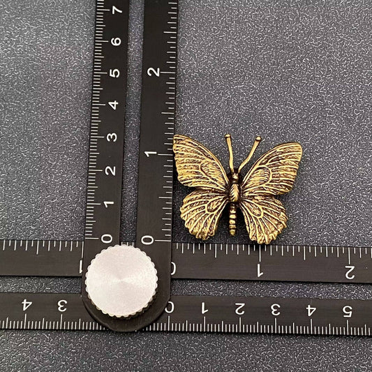 Vintage Brass Butterfly Crafts Desktop Ornaments - Spiral Circle