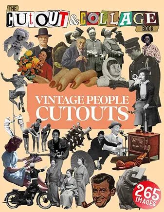 Vintage People Cutouts - Spiral Circle