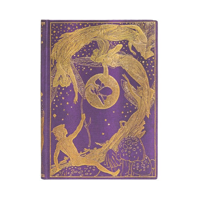Violet Fairy MIDI Lined Hardcover Journal, 144pg, 120gsm by Paperblanks (Lang's Fairy Books) - Spiral Circle