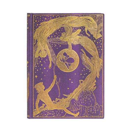Violet Fairy MIDI Lined Hardcover Journal, 144pg, 120gsm by Paperblanks (Lang's Fairy Books) - Spiral Circle