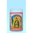 Virgin Guadalupe | 50 Hour Candle | Pink - Spiral Circle