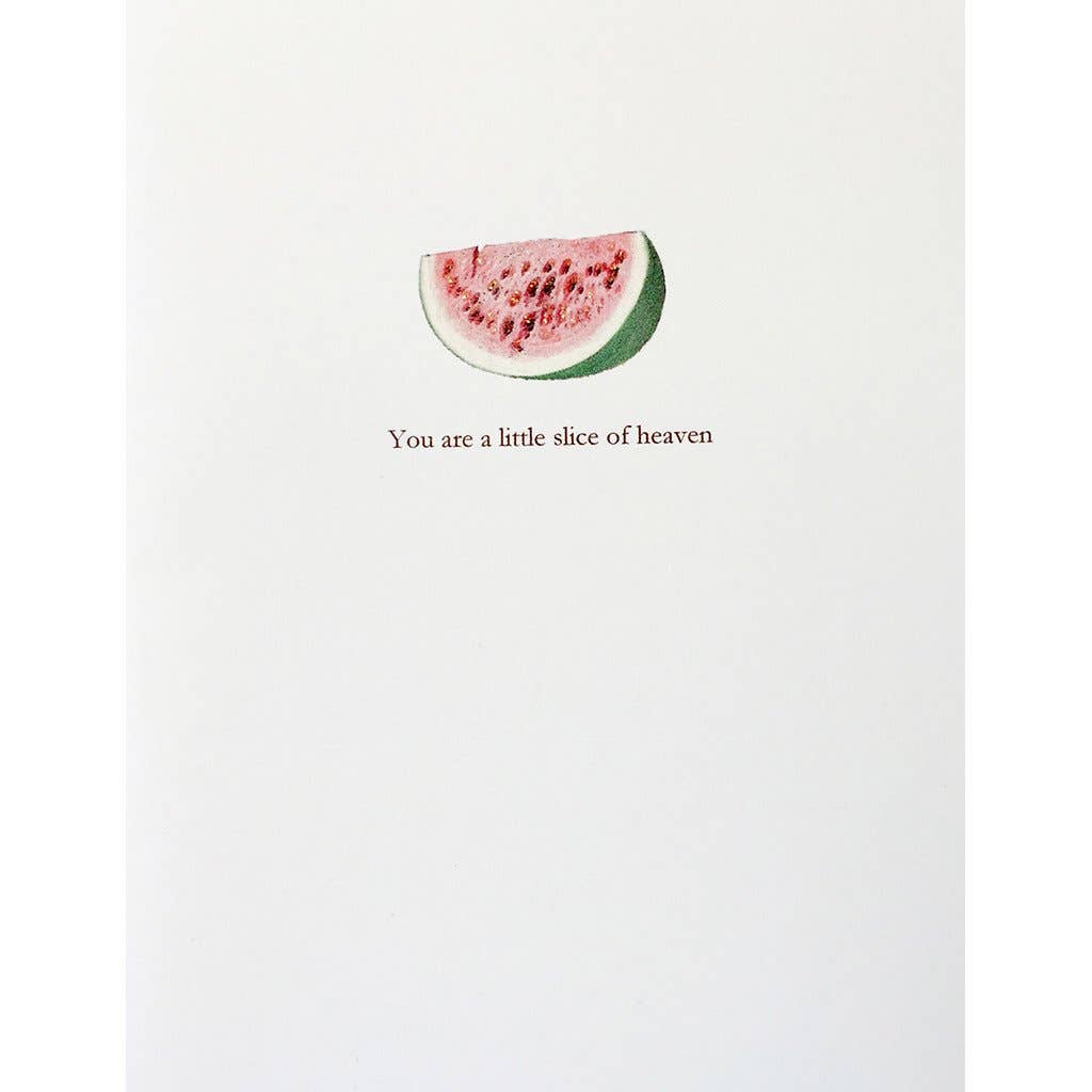 Watermelon Card - Spiral Circle