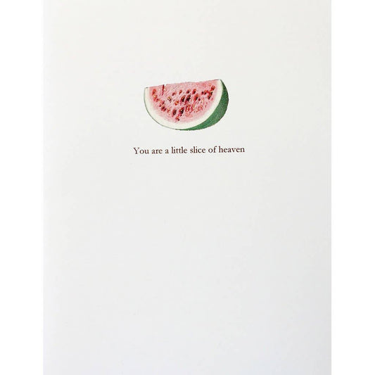Watermelon Card - Spiral Circle