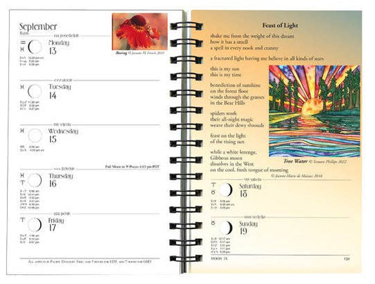 We'Moon 2027 Spiral Bound Day Planner - Spiral Circle