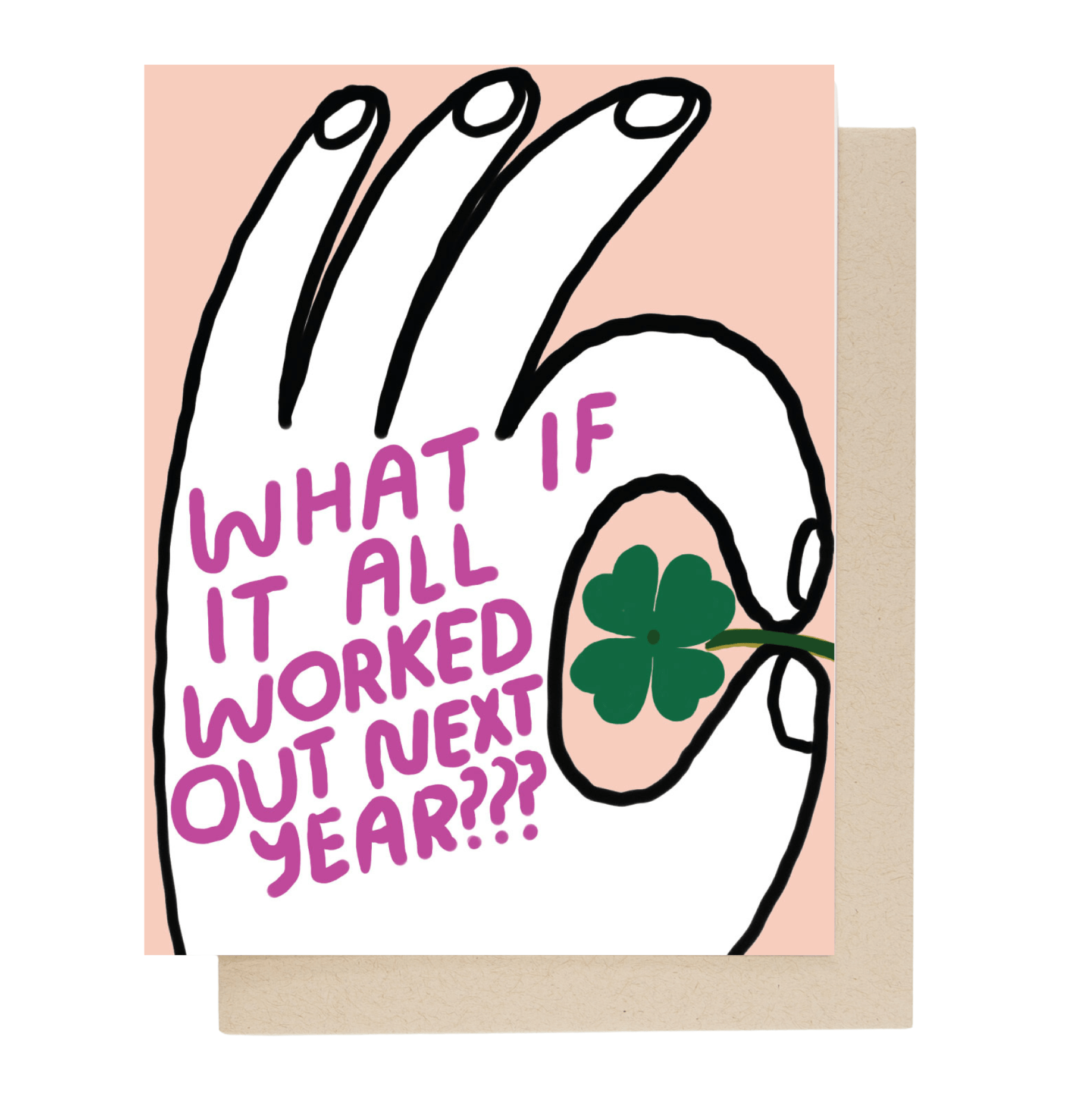 What if? New Year Card - Spiral Circle