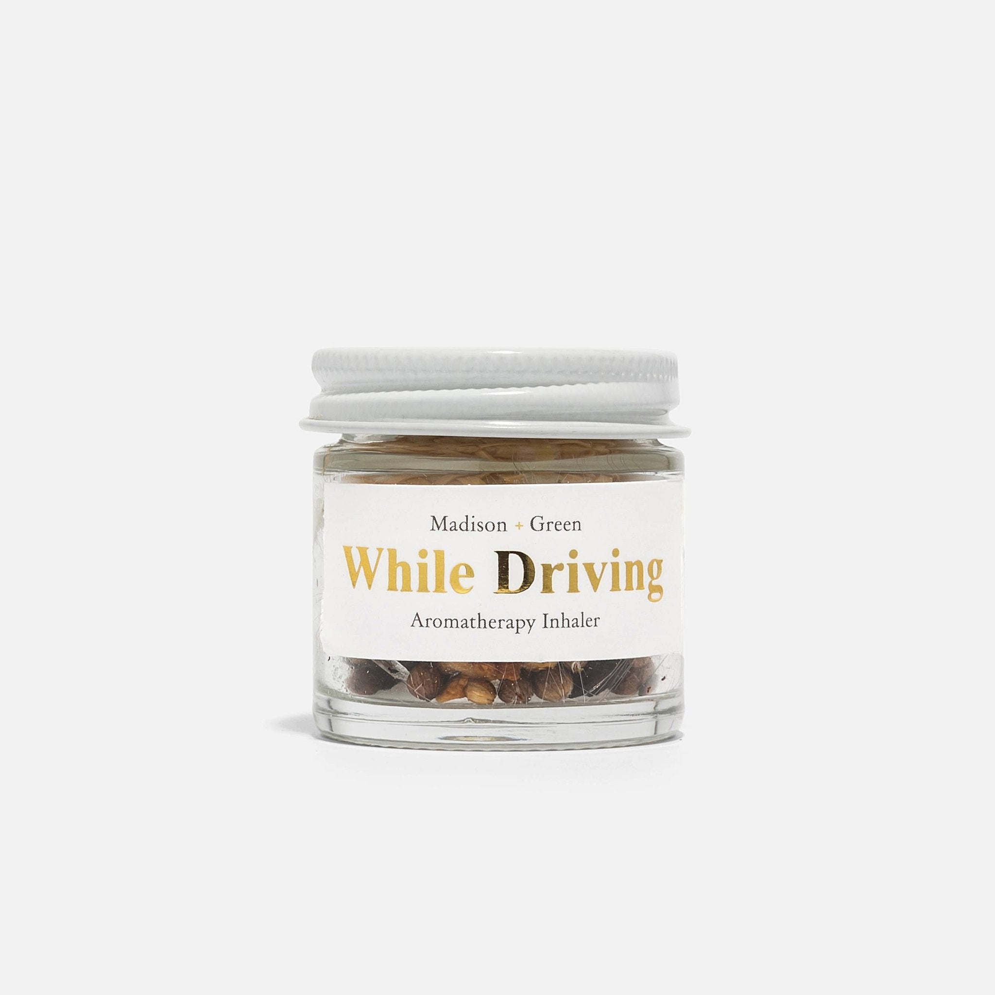 "While Driving" - Stress Relief Aromatherapy Inhaler - Spiral Circle