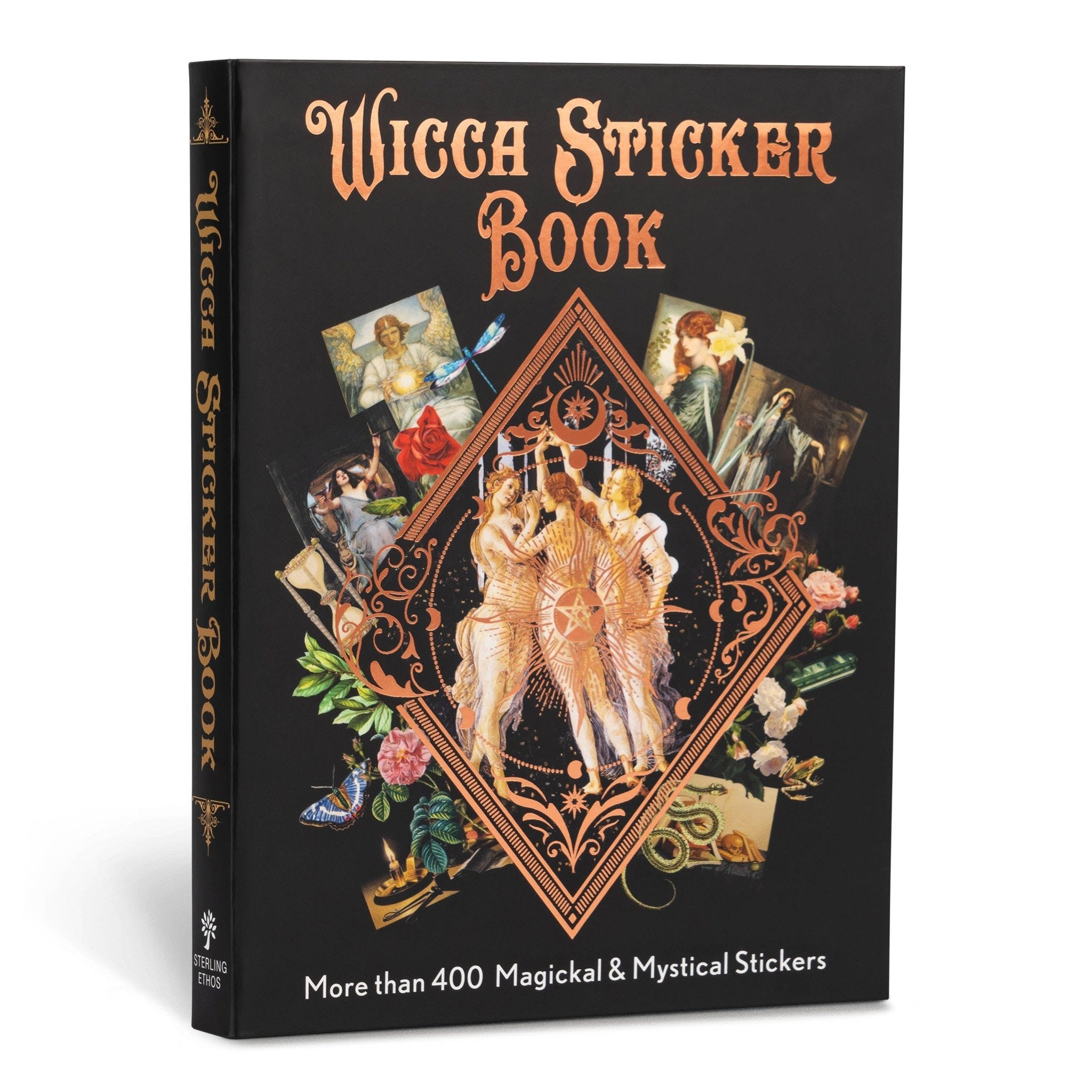 Wicca Sticker Book: 400+ Magickal & Mystical Stickers - Spiral Circle