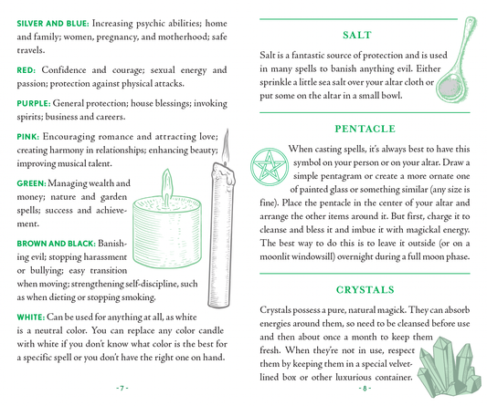 Wiccapedia Spell Deck by Leanna Greenaway - Spiral Circle