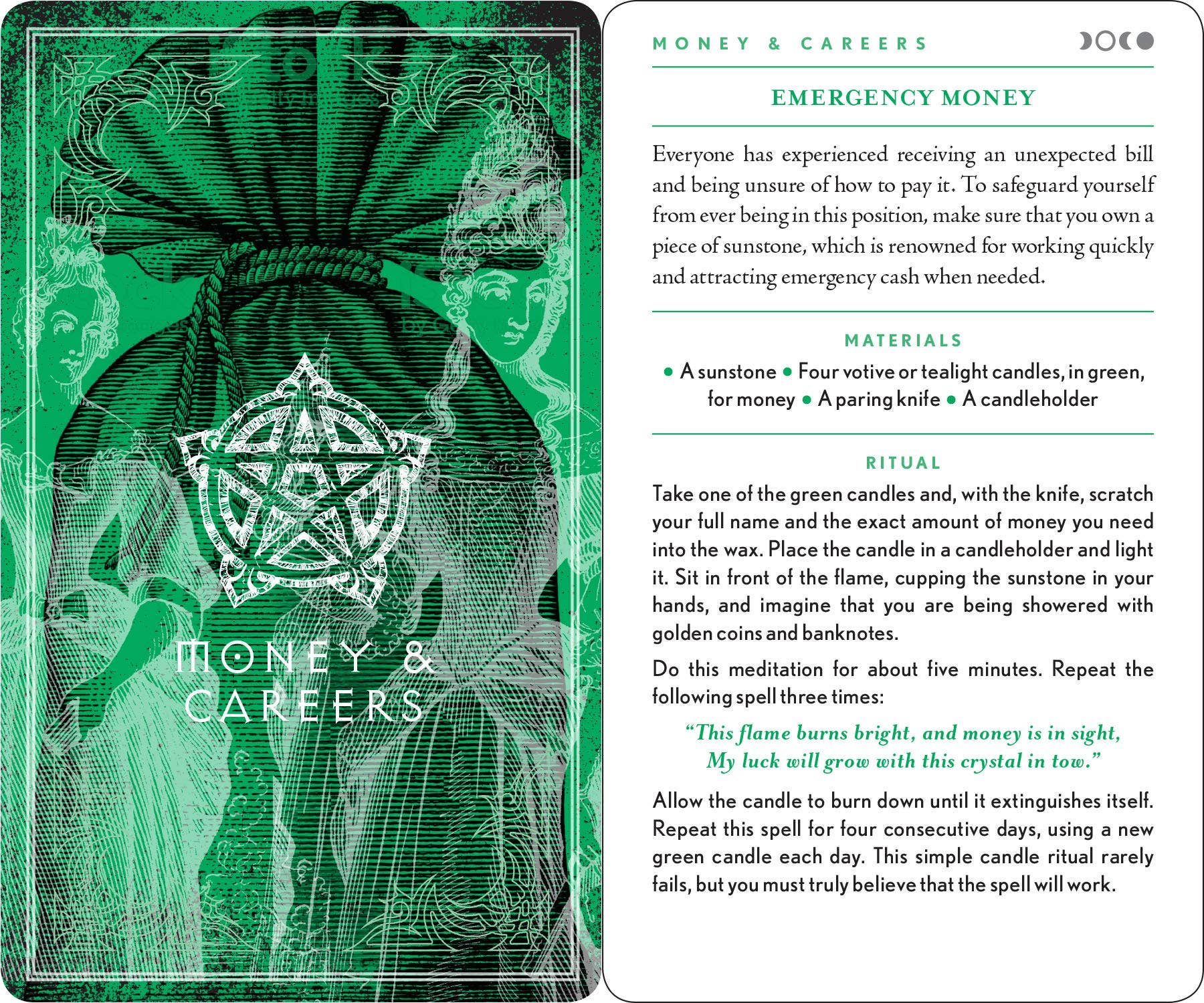 Wiccapedia Spell Deck by Leanna Greenaway - Spiral Circle