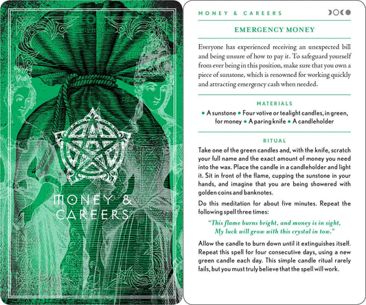 Wiccapedia Spell Deck by Leanna Greenaway - Spiral Circle